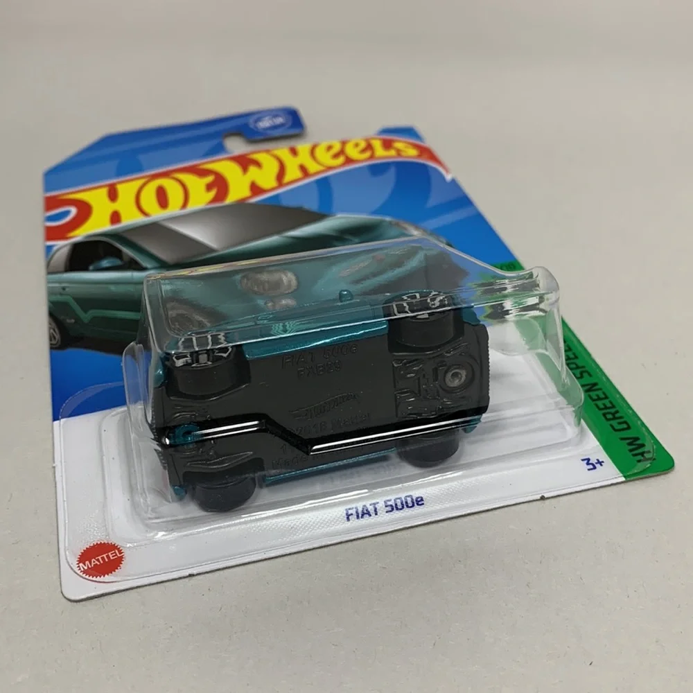 Hot Wheels Fiat 500e HW green speed car toy new by Mattel 144/250 - Picture 4 of 17